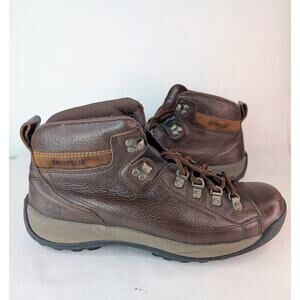 Caterpillar CAT Brown Leather Active Alaska Work Boots Men's 12 D